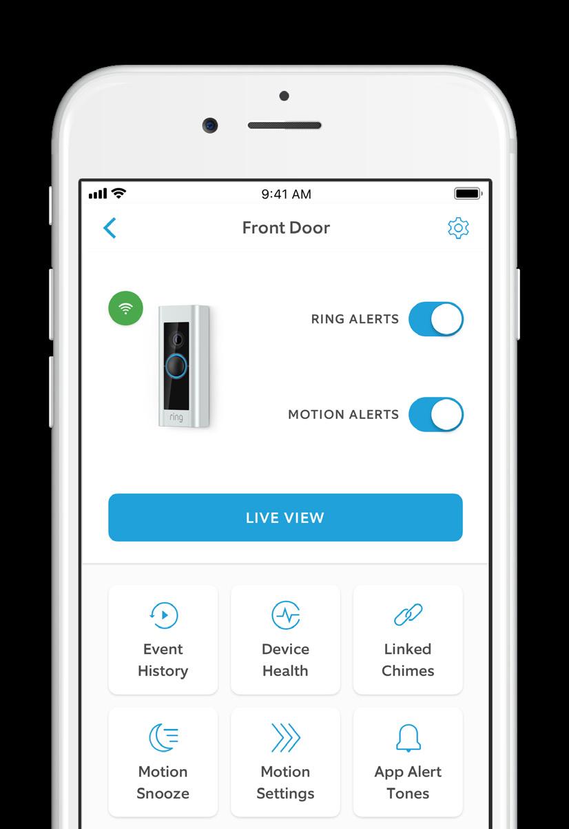 6. Using your Ring Doorbell Pro In the Ring app, tap your Ring Video Doorbell Pro to view its settings