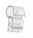 Deluxe wire basket sign holder. 130257 gripstrip sign holder 1 long, clear.30.25 130262 sign holder for ¼ wire, 1 long clear.