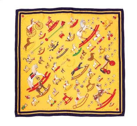 36 x 36 $150-250 149 169* An Hermes 90cm Silk Scarf, Raconte-Moi le Cheval pattern,