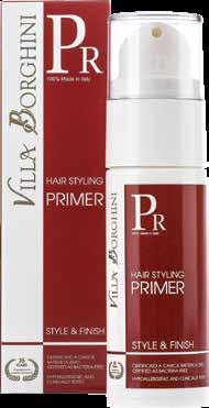 HAIR STYLING PRIMER 30 ml INDICATIONS Hair Styling Primer, is a particularly important Product of STYLE & FINISH LINE, both for its quick and practical use and even, obviously, for the results it