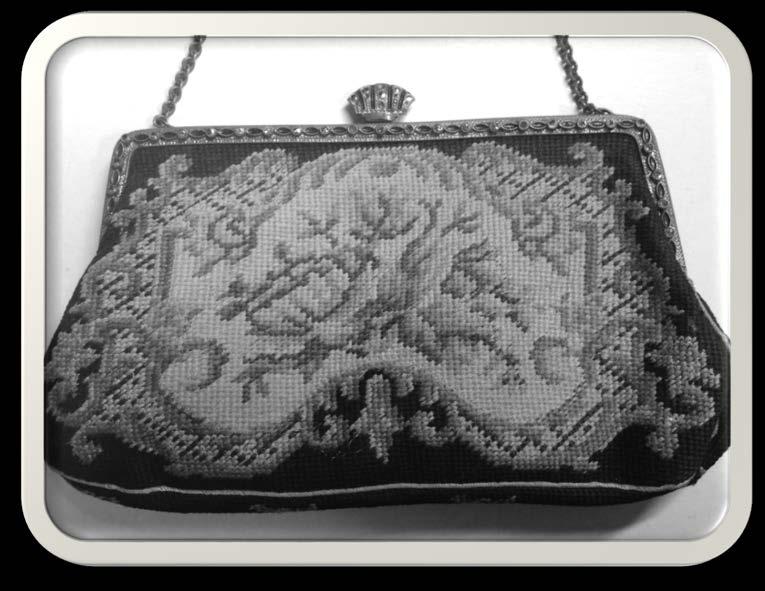 A Victorian lady always carries a purse or reticule.