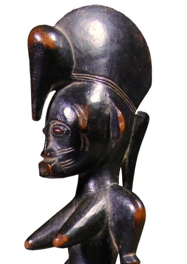 Sénoufo 190X Superbe figure féminine. H. cm. 31 Collection Constant Permeke [1886-1952], artiste belge.