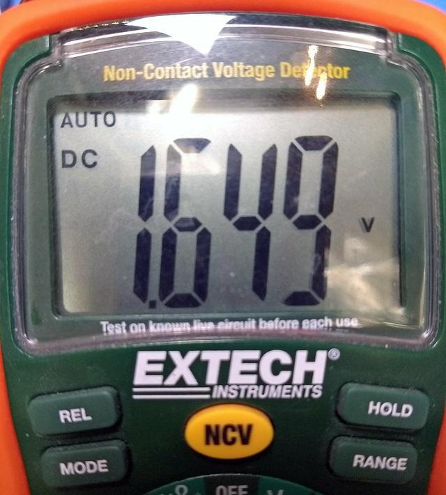 Hook up a multimeter to the Vout pin of the board (positive/red lead to Vout, ground/black lead to board GND) and you should see about 1.65 volts DC output. Try setting dac.