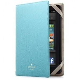 This pale blue, pebbled leather Kindle cover from Kate Spade is a bit rich for my blood.