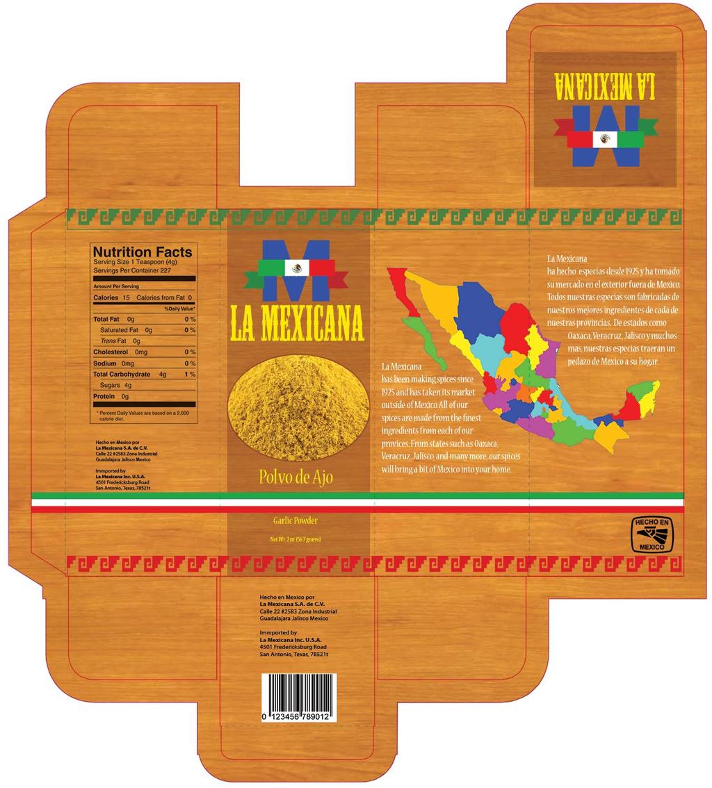 6 Especias La Mexicana Package Design Academic (2013) This little piece of work here was made for one of my college courses based on the instructions given my the professor to create a mock food