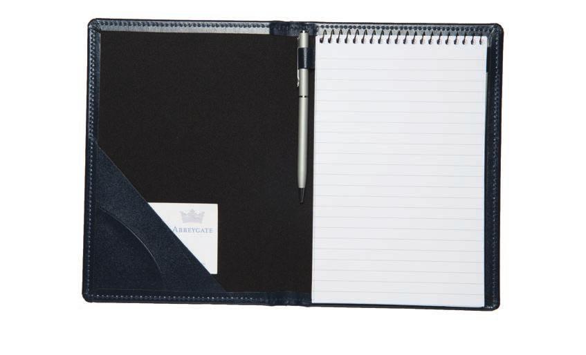 Conference Folders A5 Conference Folder A4 Conference Folder 22116 Finecell Leather - Standard colours: Black, Navy and Brown 22116
