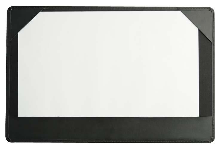 x 490mm Standard A3 Desk Blotter 20322 Finecell Leather - Standard colours: Black, Navy and Brown 20322 Recycled Leather -