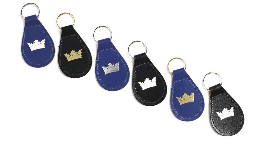 Bookmarks, Coaster & Keyrings & Ancillary Items Telephone Coaster Pear Key Fob 26311 Recycled Leather - Standard colours: Black, Navy, Burgundy and Green 46311 NewHide - Standard colours: Graphite,
