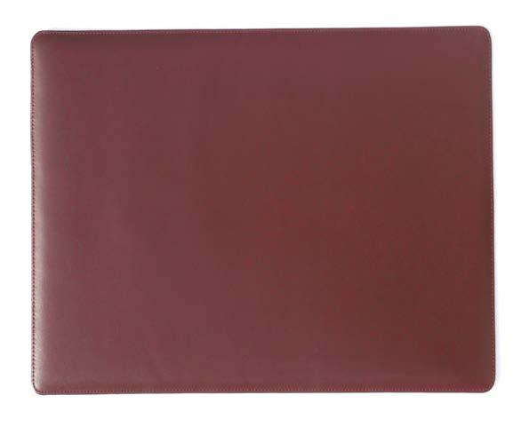Green 85mm x 43mm (including ring) Rectangle Placemat/Mouse Mat 26361 Recycled Leather - Standard colours: