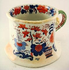 Fairbairns and Sons porcelain dinner servicedate letter for 1868. Lot # 156 156 Victorian mahogany drop leaf gate leg table. $400 - $600 157 Antique brass jam pot.