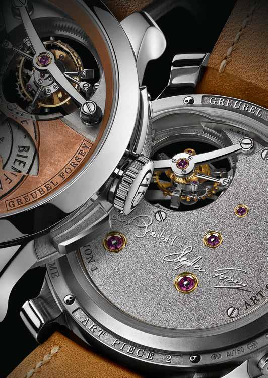 SUITE #314 GREUBEL FORSEY LA CHAUX-DE-FONDS SWITZERLAND GREUBEL FORSEY ROBERT AND STEPHEN Robert Greubel and Stephen Forsey have been working together for nearly 20 years in a relationship founded on