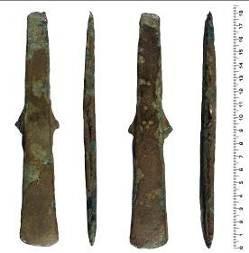 Page 7 Trunnion type Chisel (HESH-51B7E2) from Bridgnorth, Shropshire, recorded by Peter Reavill and dated c. 1500-1150 BC. The PAS database contains a growing number of tools.