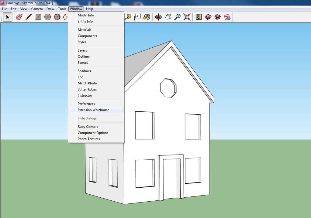 Creating an STL from SketchUP. Make a model in SketchUp.