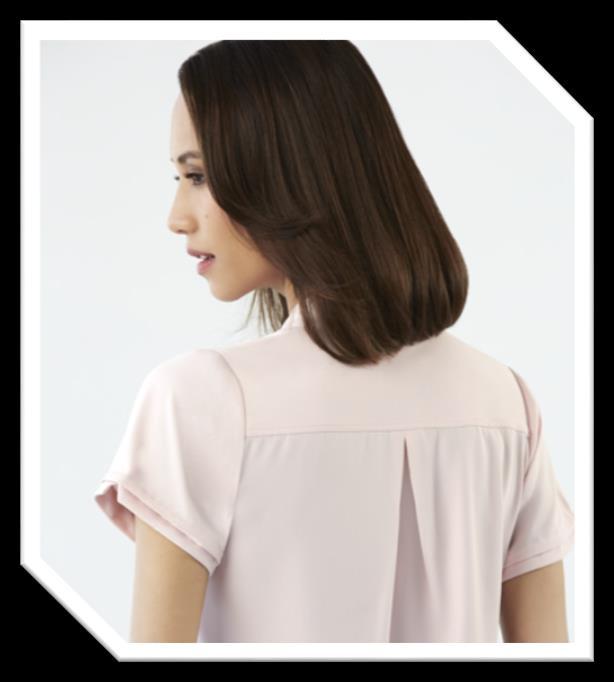 The Madison short sleeve blouse is big on features