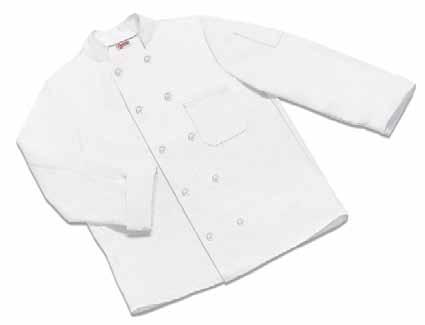 Chest Pocket & Sleeve Pocket XS - 3XL Available In White Style# 800 Adult Chef Hat One