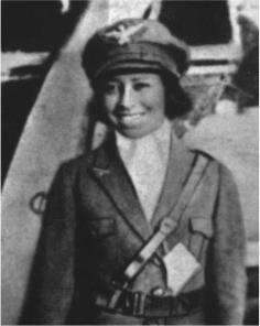 Fly High, Bessie Coleman Jane Sutcliffe Two thousand people sat with their faces turned to the sky. High above the airfield, a pilot had just finished carving a crisp figure eight in the air.