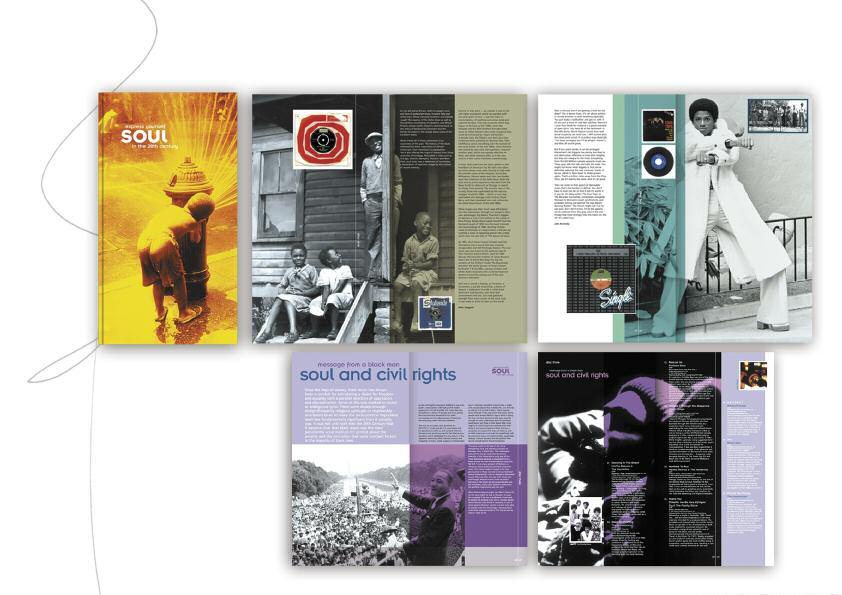 Project: Cover design and spreads for the history of soul special edition 4 CD