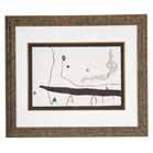 Bernard Buffet lc, sheet size: 29 3/4 x 22 1/2 in, framed Est $500-700 Provenance: Purnell Galleries, Baltimore, MD label on verso 827 828 Mel Ramos Camilla, Color Serigraph (American, 1935-2018) Ed