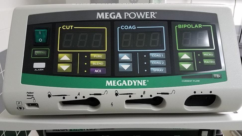 ATTACHMENT 1: Product Identification Tool for Megadyne Mega Power Electrosurgical Generator.