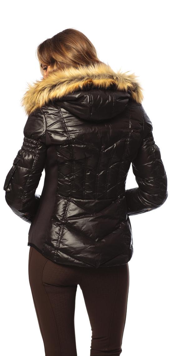 WOMEN LUXURY DOWN PARKA Style #: 16136 Sizes : XS - XL Color: Champagne -