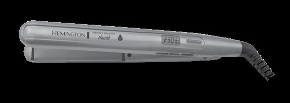 S7505AU KERATIN & ARGAN OIL NOURISH STRAIGHTENER Use & Care Instruction Manual Thank you for purchasing the new and upgraded Remington Keratin & Argan Oil Nourish Straightener.