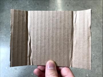 Torso Cut a larger rectangle of cardboard and fold two