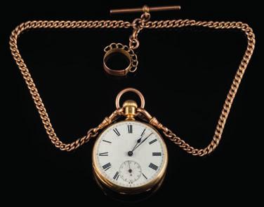* 150-250 201 A late 19th century French gold-cased keyless cylinder open face pocket watch, the circular white enamel dial with Roman numerals and subsidiary seconds dial with 9ct gold suspension