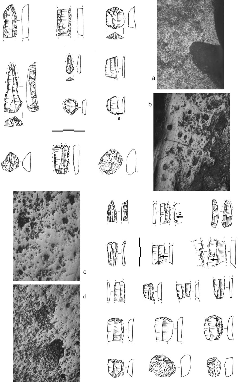 Flint assemblages in the context of cultural transition during the 6 th millennium BC: a case study from... Fig. 11.