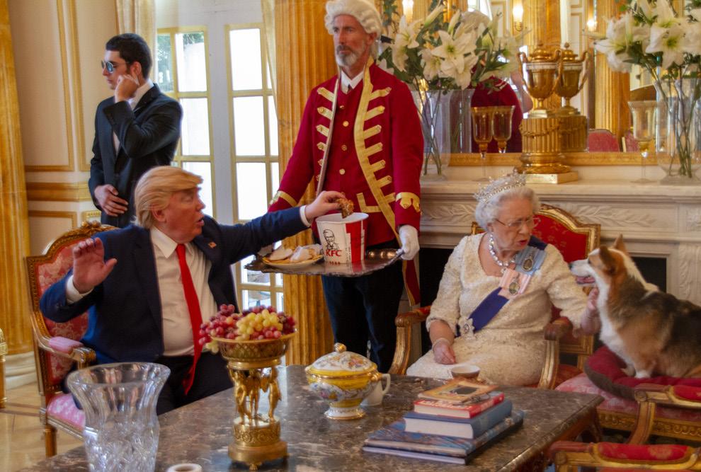 TRUMP AND QUEEN HAVE KFC, 2018 Museum