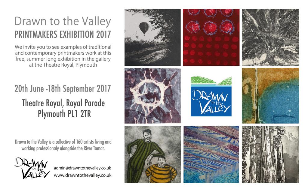 DRAWN TO THE VALLEY PRINTMAKERS EXHIBITION THEATRE ROYAL, PLYMOUTH People in Plymouth will be able to see examples of their work at a free summer-long Drawn to the Valley printmakers