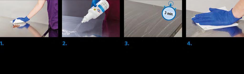 DISINFECTION DIRECTIONS FOR USE # PULL-TOP Special Instructions for Cleaning Prior to Disinfection Against Clostridium difficile spores: Personal Protection: Wear appropriate barrier protection such