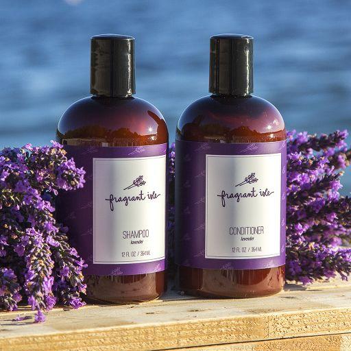 butter, cocoa butter and essential oils of lavender & chamomile and produces a rich, creamy lather. 16 fl oz.
