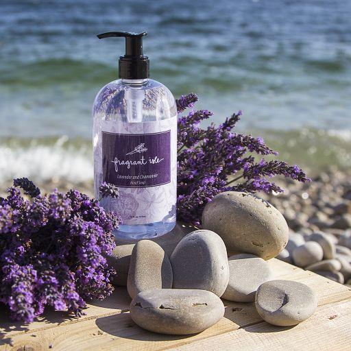 the invigorating scents of Lavender and Chamomile will not only clean, but