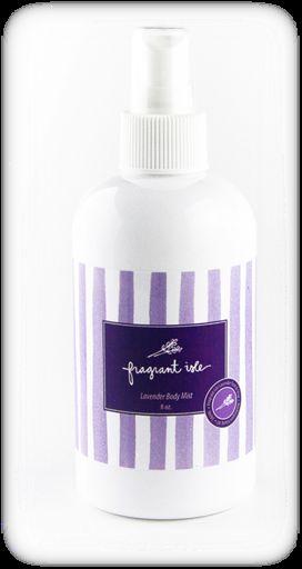 Lavender Body Mist A soothing lavender mist to add moisture to your face and body.