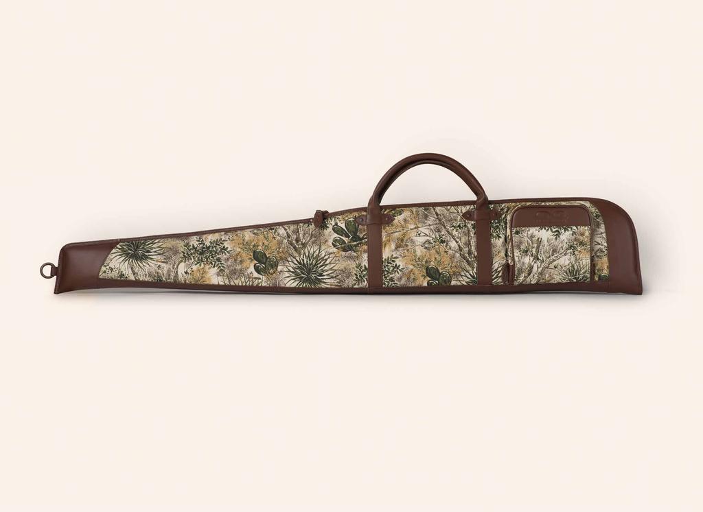 SIGNATURE GUN CASES SHOTGUN Crafted from durable canvas and leathers, the GameGuard Signature Shotgun Case is made with highdensity foam and poly-suede lining.