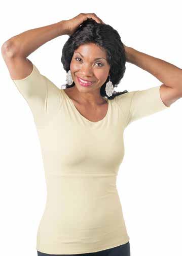 Colors: Ivory, Black, White *XS in white and black only Fitter s notes Although this garment is pocketed it may not provide enough support for all breast forms, in which case a bra