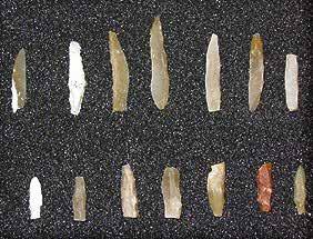 Both sites provided a series of microliths and site 84 also had larger tools such as knives and scrapers (Pl s 56 60).