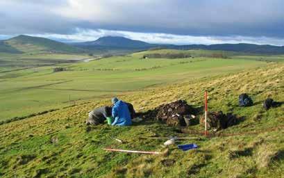 All the later BAG work has taken place in South Lanarkshire (formerly in part Clydesdale) and in neighbouring Upper Tweeddale in Peeblesshire (Fig 1) which has formed the fieldwork base