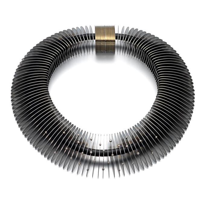 John Moore Verto Necklace Price: 13,500 Sterling silver, 18ct yellow