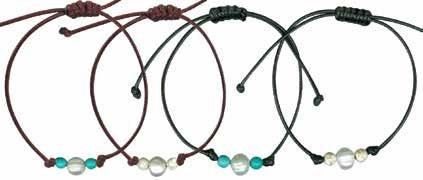Specify Natural or Turquoise Black Natural NK5001-12/Cord Color $2.25 ea. (AK5001 $1.
