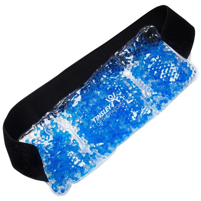 All Purpose Hot/Cold Wrap Aqua Bead Gel Therapy Pack 3 Compartments of Gel-Filled Non-Toxic Beads that
