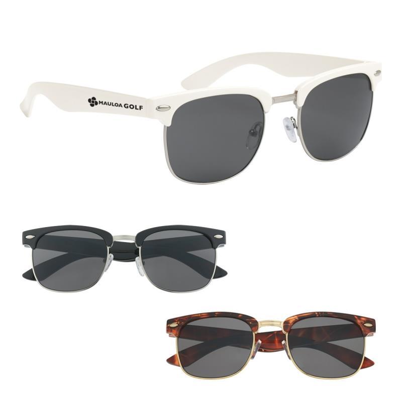 Panama Sunglasses Polycarbonate Material UV400 Lenses Provide 100% UVA and UVB Protection Stylish Half-Lens Frame Make a