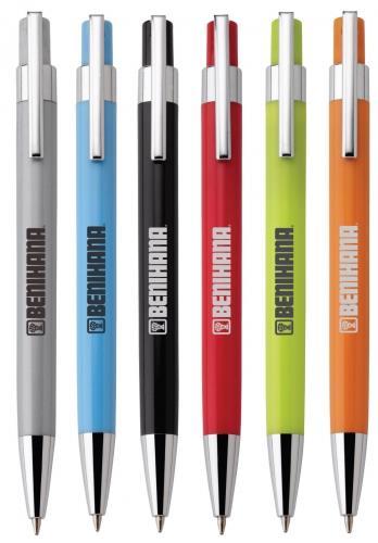Tempest Ballpoint Plastic Push-Action Pen Chrome Accents 500 $0.85 1000 $0.