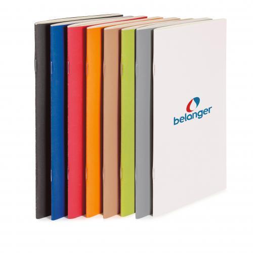 Saddle-Stitched Eco Notebook 6 W x 9 H Eco Notebook with Saddle-Stitched Binding 13pt.