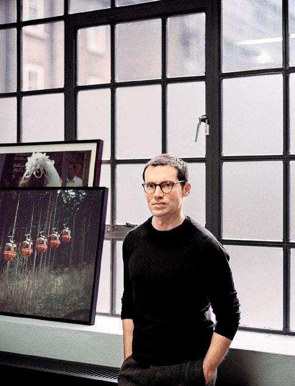 INTERNATIONAL SHOPPING GUIDE Clockwise from right: Erdem Moralioğlu at his London studio; a window display at Selfridge s