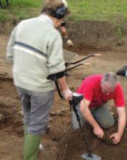 This was a great opportunity for hands on experience of excavating what is a fascinating site south of the site of a late Roman masonry building whose remains were unearthed earlier by archaeologists.