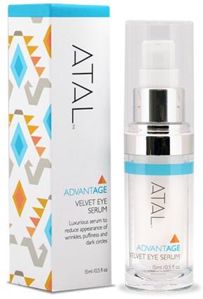 To prevent these unwanted fine lines, puffiness or dark circles, ATAL s Velvet Eye Serum is rich in peptides, antioxidants, hyaluronic acid and moisturizing ingredients.