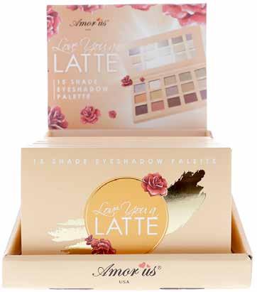 EYES CO-LESD Love You a Latte Eyeshadow Palette This Love You a Latte Eyeshadow Palette will give you a luscious eye look with these warm-toned silky smooth and blendable shadows.