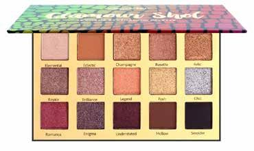PALETTES CO-GESPD Glamour Shot Eyeshadow Palette This Glamour Shot Eyeshadow Palette gives you fifteen stunning, colour rich and adaptable shades that are sure to inspire your creative expression for