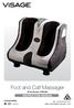 Foot and Calf Massager Model Number: FCM1000
